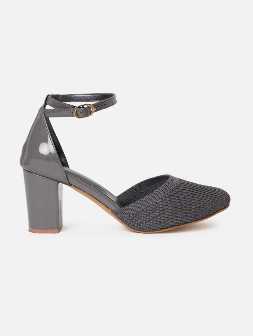 grey mesh back strap sandals - 19665913 -  Standard Image - 1