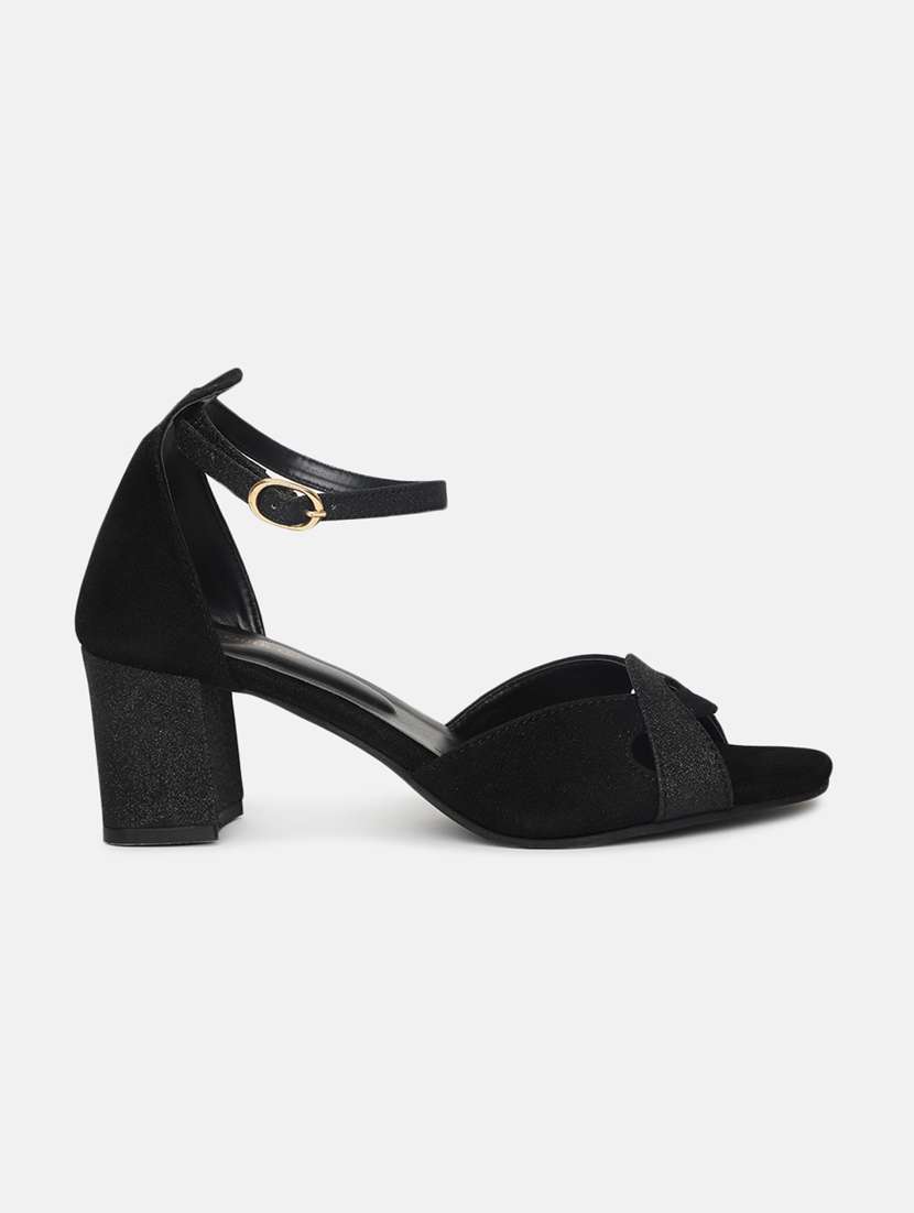 black tpu closed back sandals - 19665916 -  Standard Image - 1