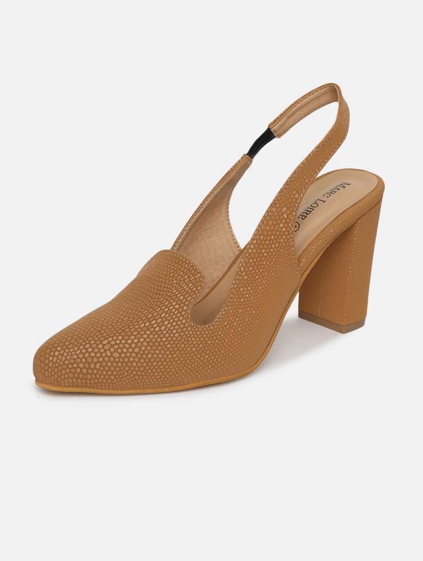 beige tpu back strap sandals - 19665978 -  Standard Image - 1