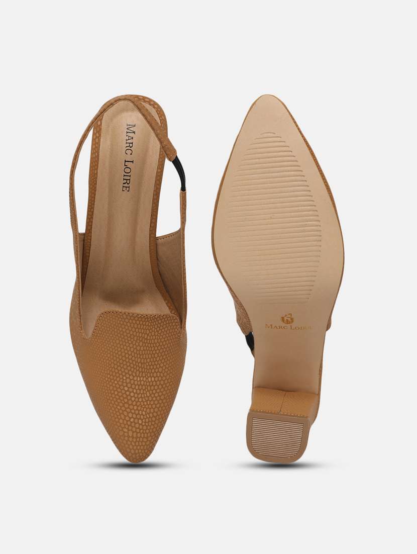 beige tpu back strap sandals - 19665978 - Standard Image - 4