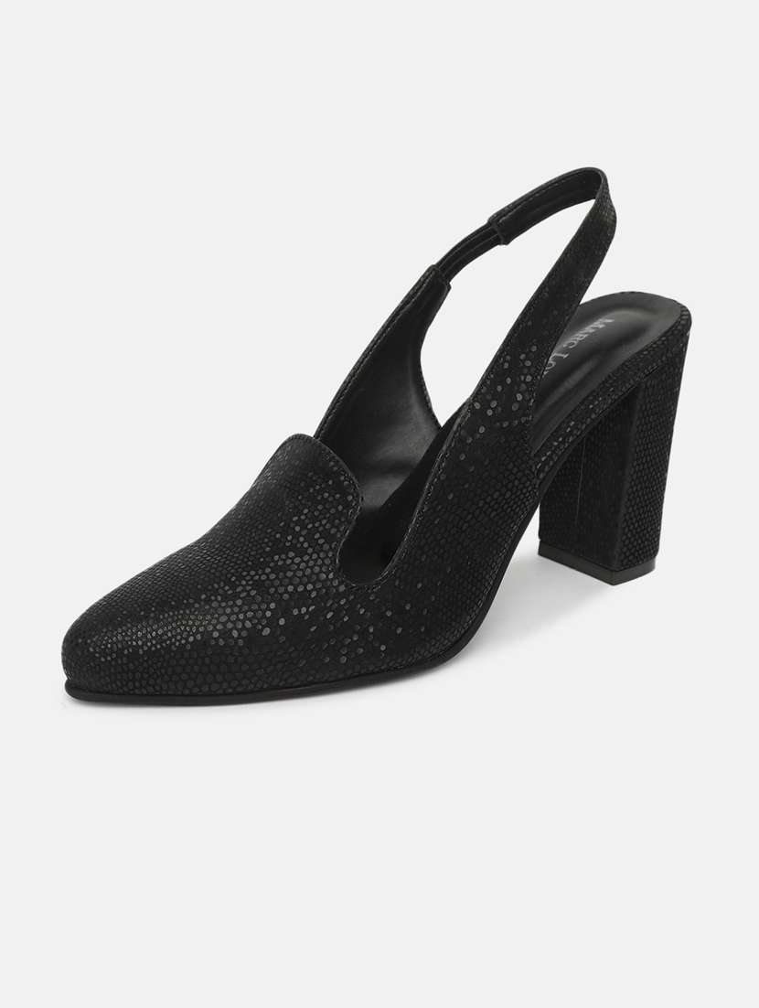 black tpu back strap sandals - 19665979 -  Standard Image - 1