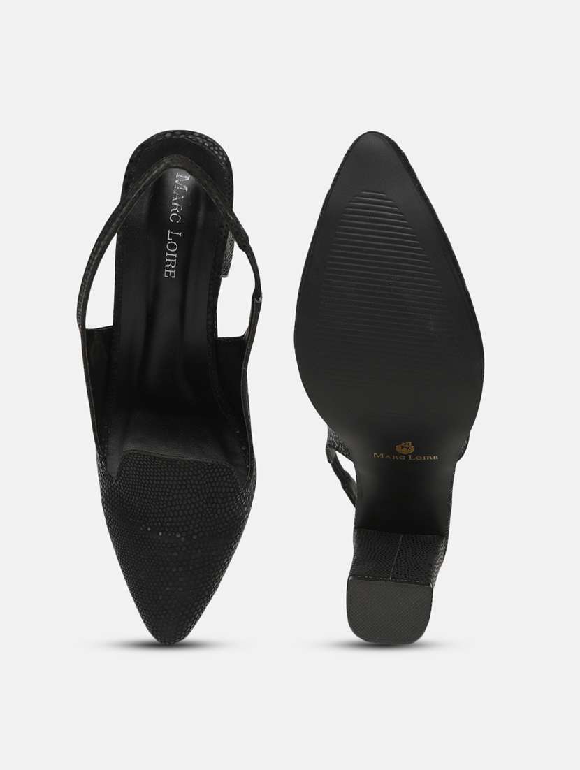 black tpu back strap sandals - 19665979 - Standard Image - 4