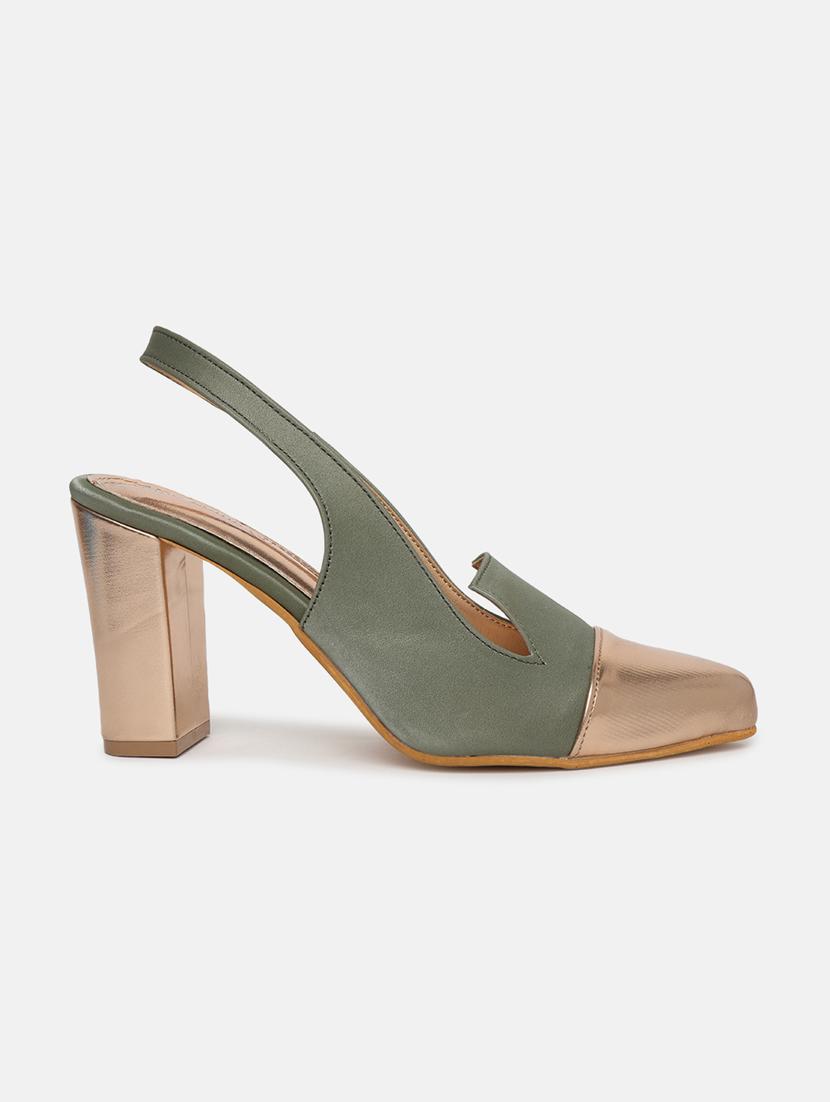 green tpu back strap sandals - 19665980 - Standard Image - 1