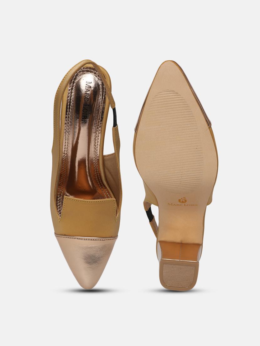 yellow tpu back strap sandals - 19665981 - Standard Image - 4