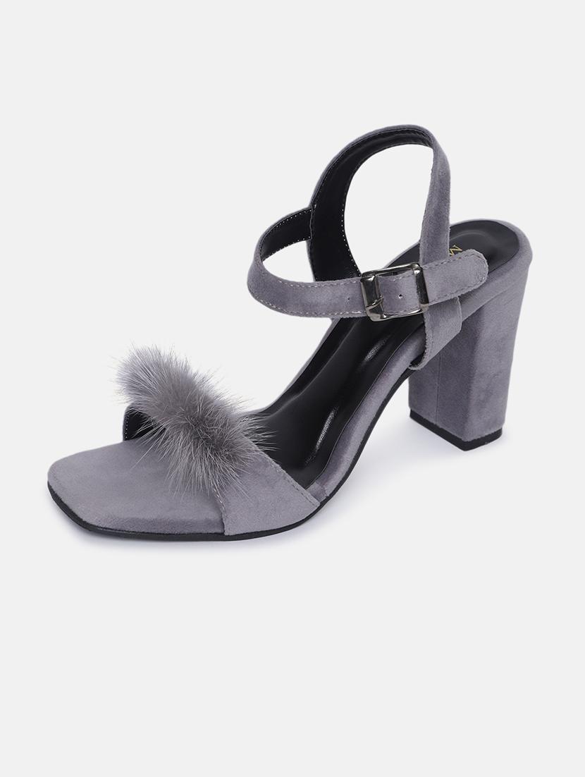 grey tpu back strap sandals - 19665994 -  Standard Image - 1