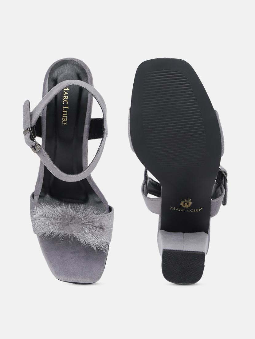 grey tpu back strap sandals - 19665994 - Standard Image - 4