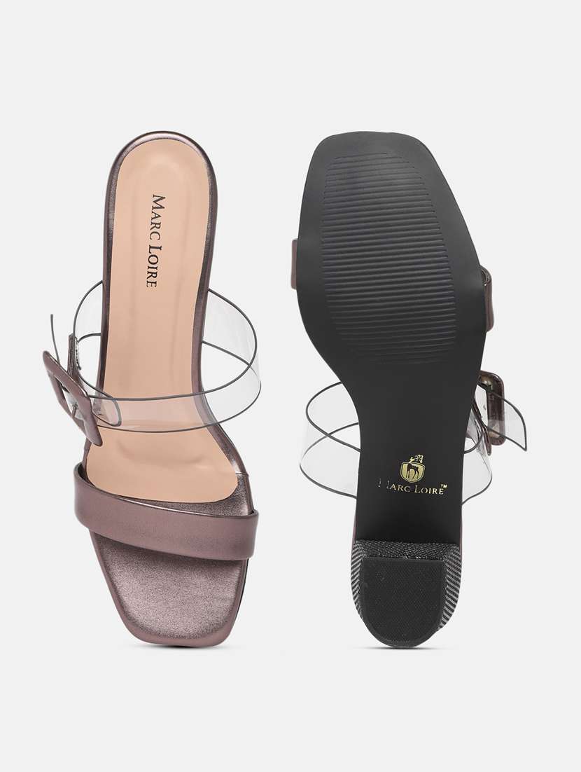 grey tpu slip on sandals - 19666005 - Standard Image - 4