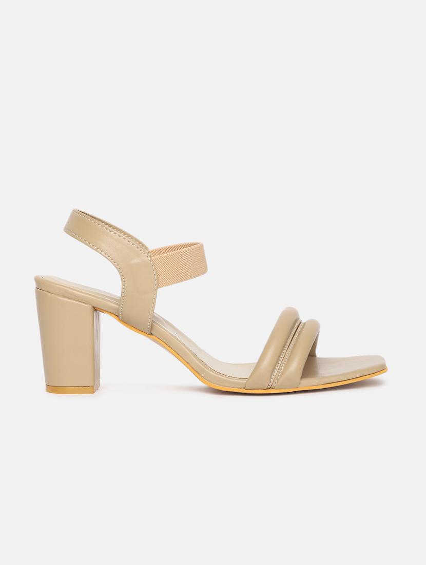 beige tpu back strap sandals - 19666043 - Standard Image - 1