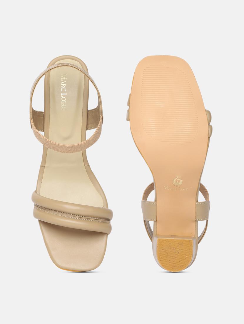 beige tpu back strap sandals - 19666043 - Standard Image - 4
