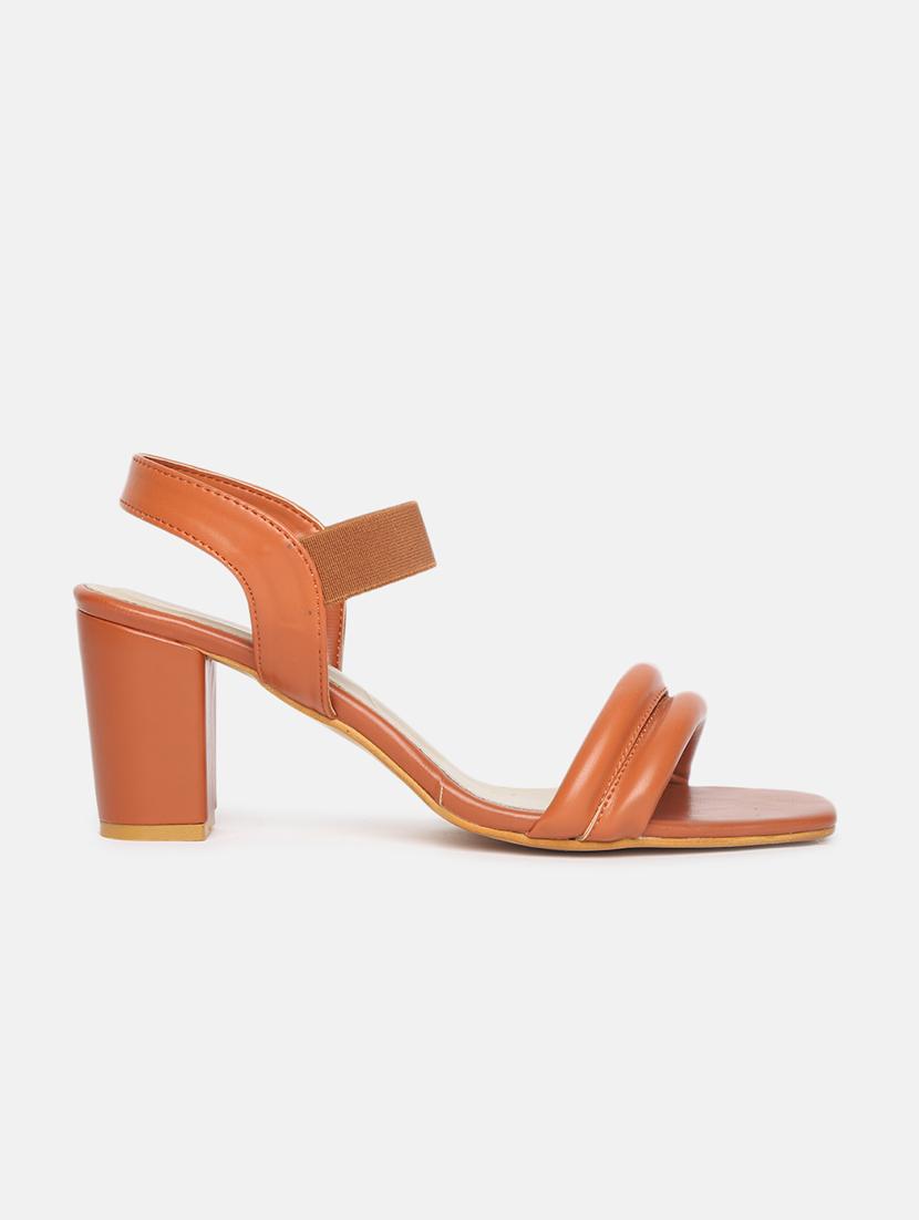 tan tpu back strap sandals - 19666045 - Standard Image - 1