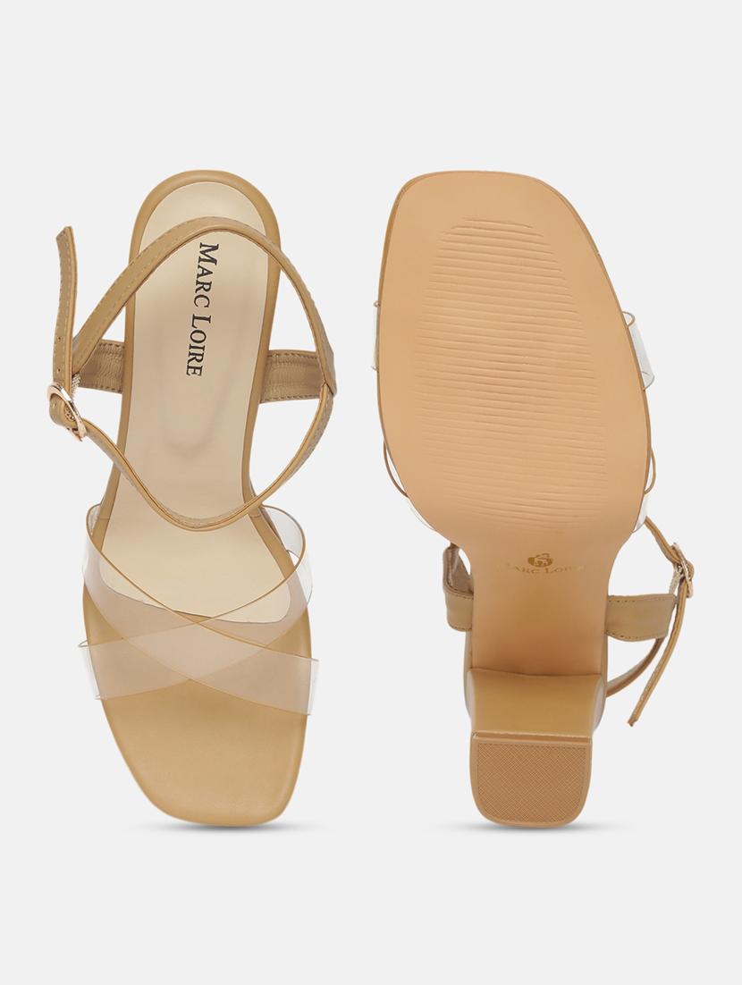 beige ankle strap sandal - 19666053 - Standard Image - 4