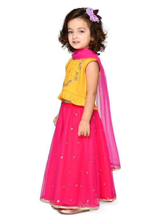 girl lehenga choli with dupatta - 19666255 -  Standard Image - 1