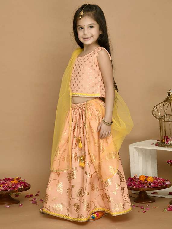 girl lehenga choli with dupatta - 19666283 - Standard Image - 1