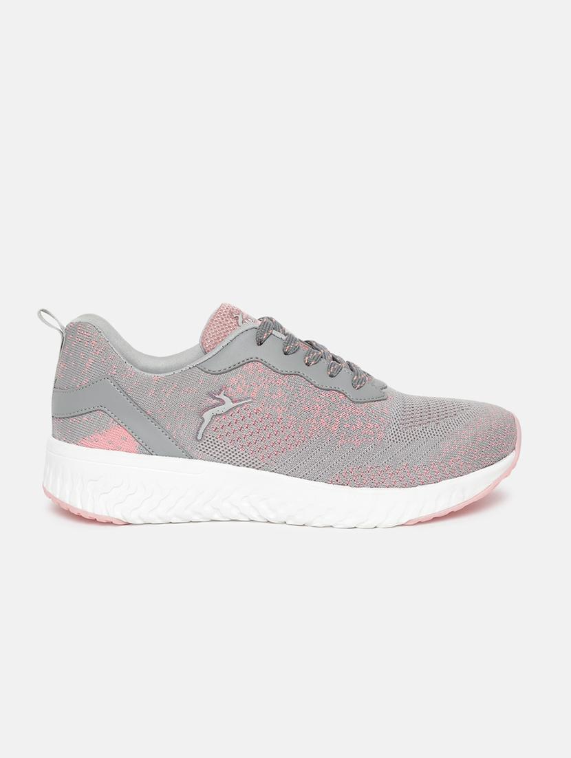 grey mesh laceup casual shoes - 19666343 - Standard Image - 1