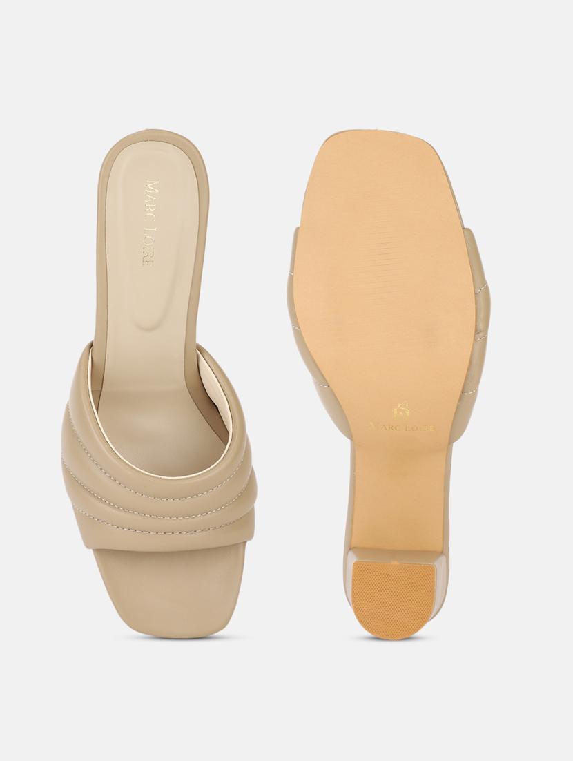beige tpu slip on sandals - 19666362 - Standard Image - 4