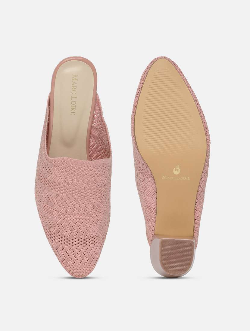 pink mules sandal - 19666386 - Standard Image - 4