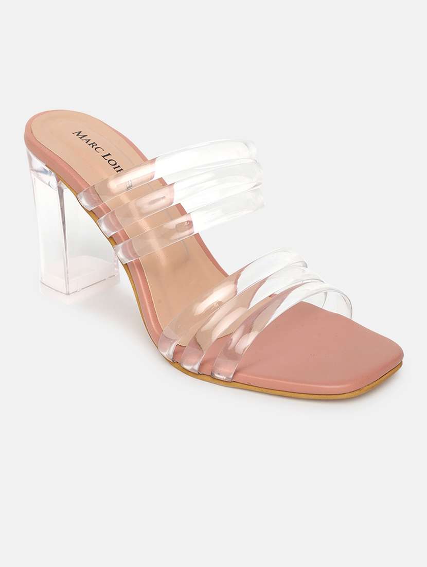 pink slip on sandal