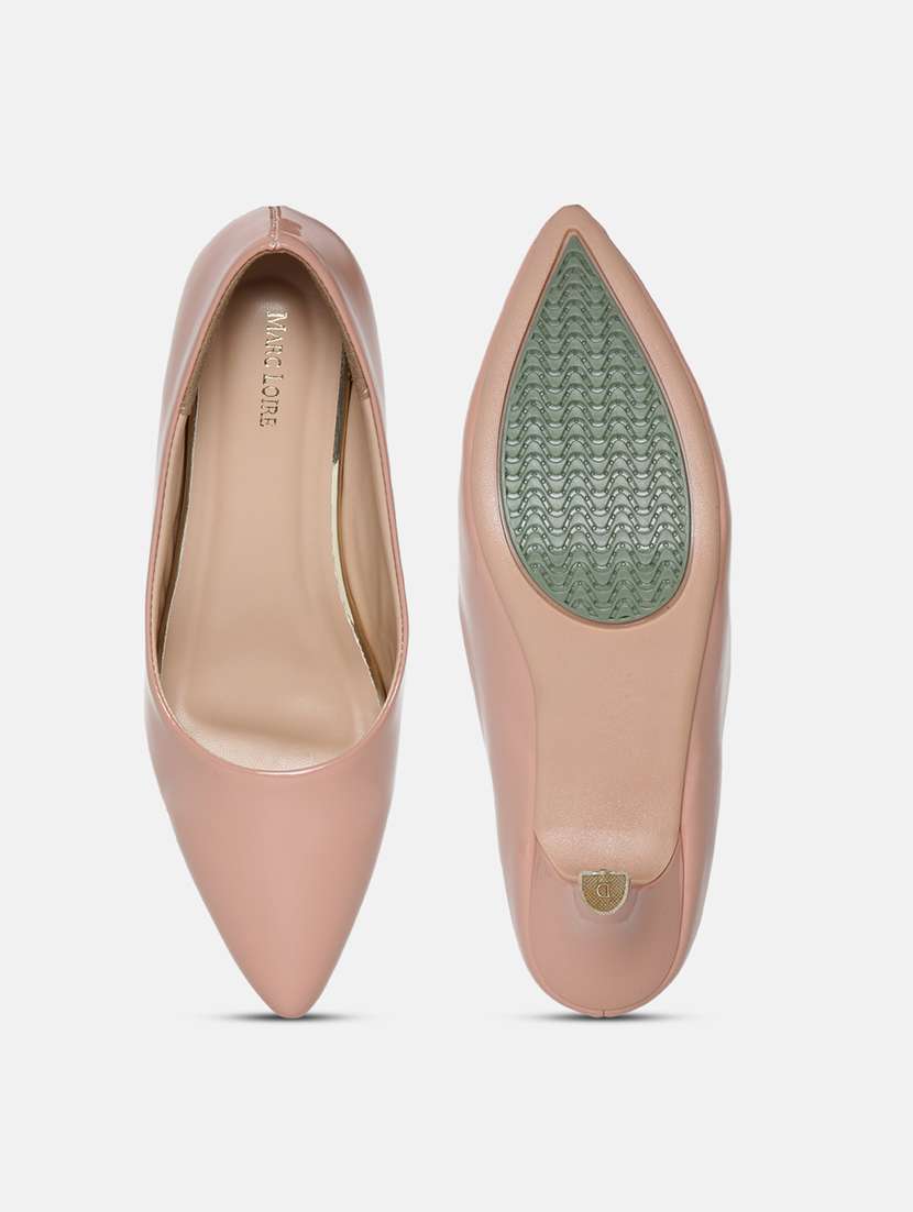 pink solid slip on pump - 19666402 -  Standard Image - 4