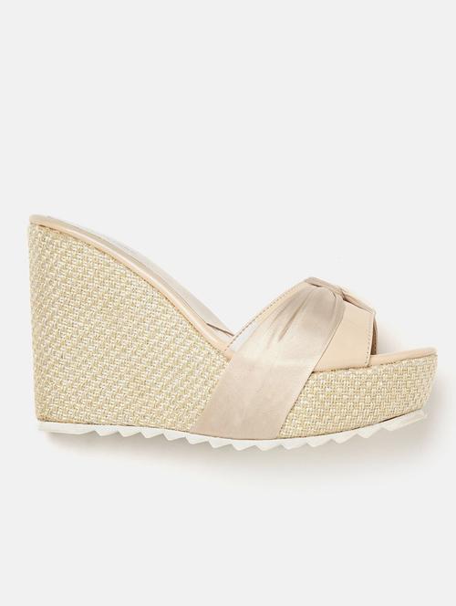 marc loire women cream wedges - 19666446 - Standard Image - 0