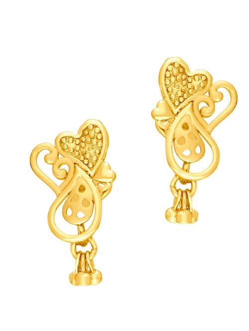 gold brass studs earring - 19666945 -  Standard Image - 0