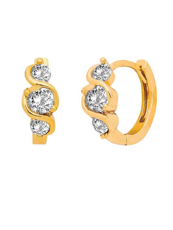 women golden earcuff earrings - 19667197 - Standard Image - 1