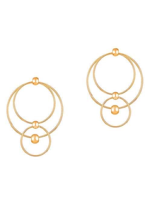 pink brass drop earring - 19667237 -  Standard Image - 0