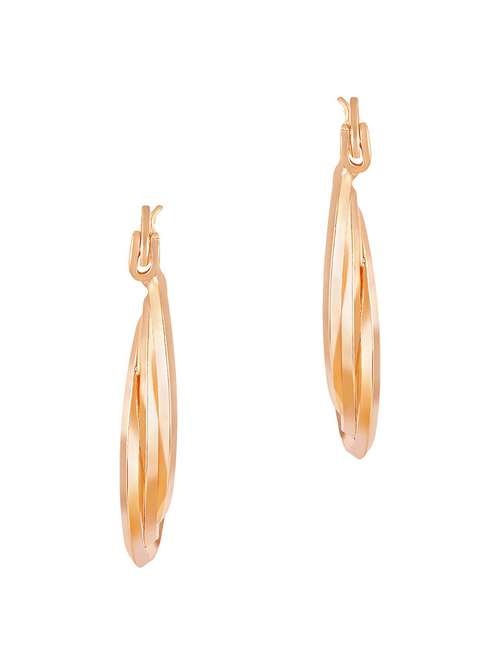 twisted circular hoop earrings - 19667245 - Standard Image - 0