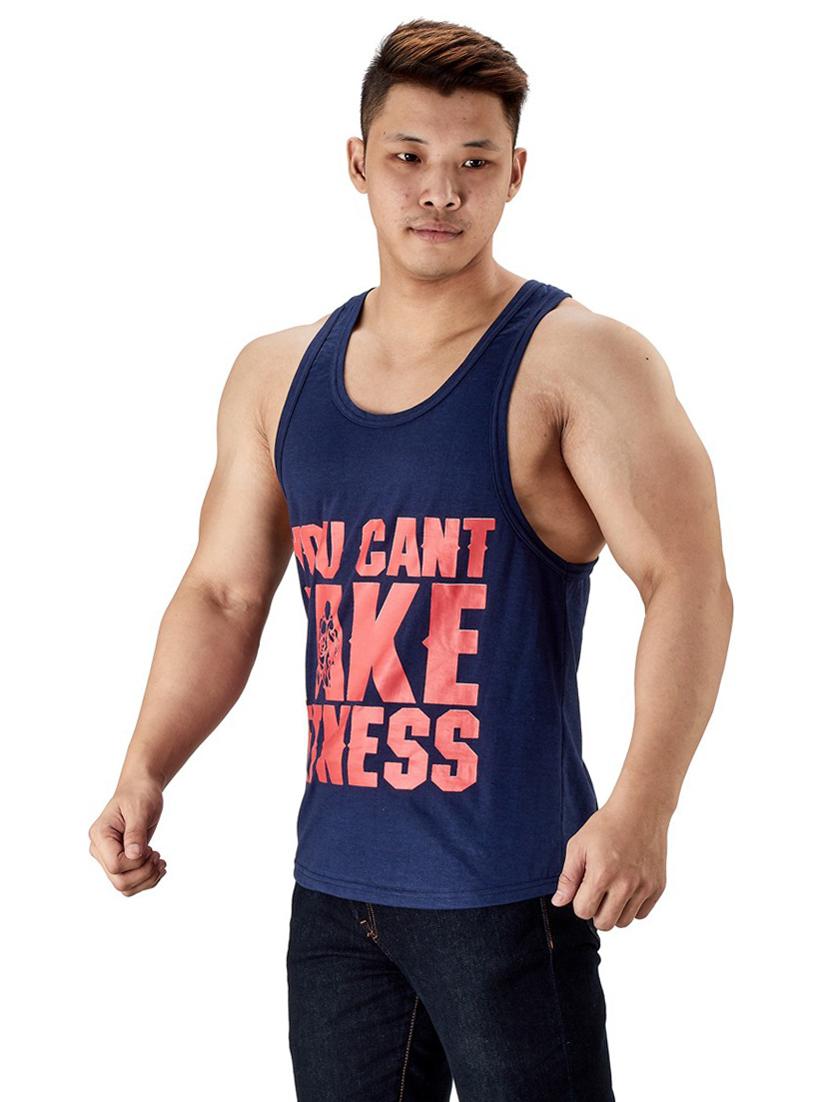 blue cotton vest - 19667401 - Standard Image - 1