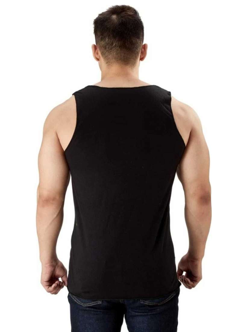 black cotton vest - 19667483 -  Standard Image - 1