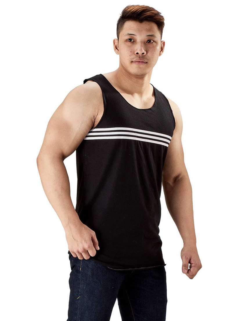 black cotton vest - 19667504 - Standard Image - 1