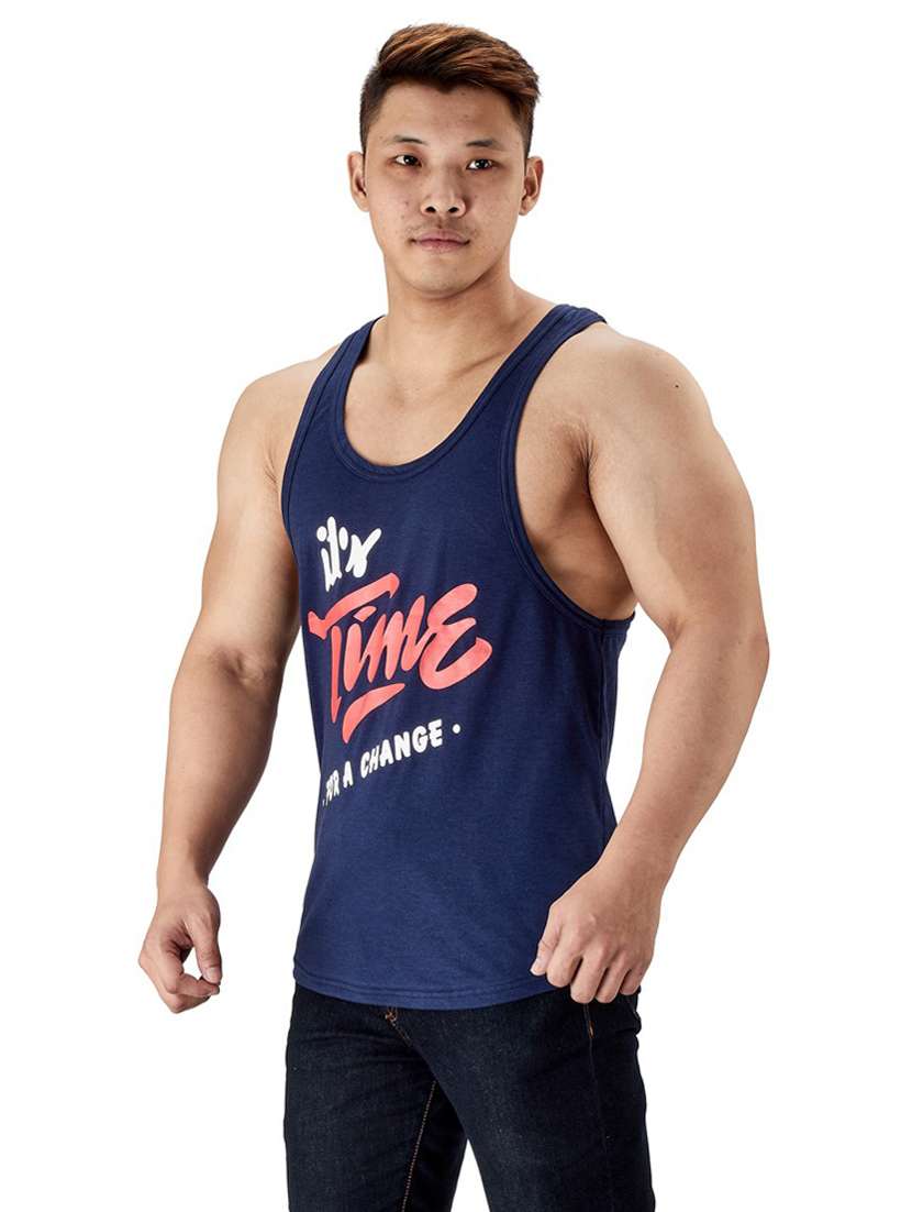 blue cotton vest - 19667515 -  Standard Image - 1