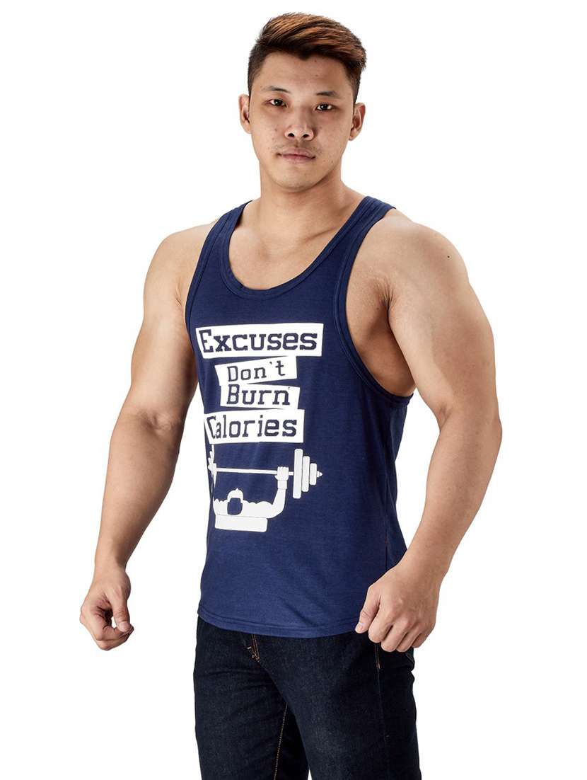 blue cotton vest - 19667531 -  Standard Image - 1