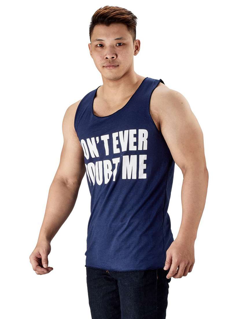 blue cotton vest - 19667550 -  Standard Image - 1