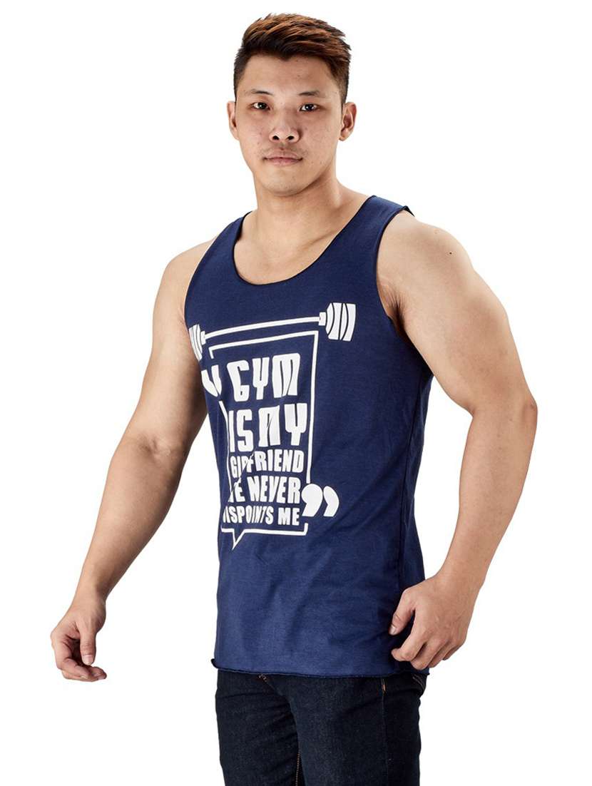 blue cotton vest - 19667554 -  Standard Image - 1