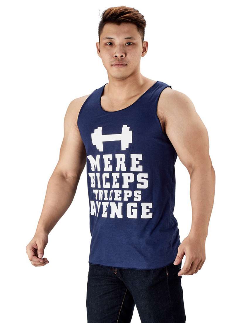 blue cotton vest - 19667573 -  Standard Image - 1