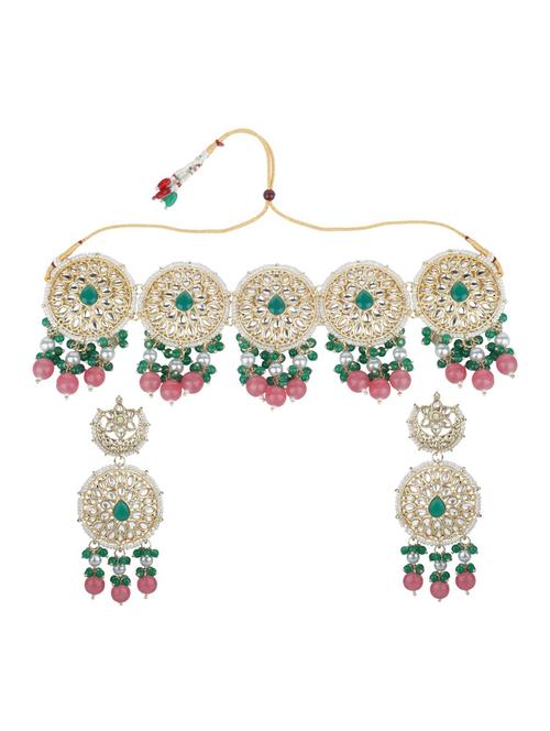 matushri art indian traditional necklace with earrings  - 19668612 -  Standard Image - 0