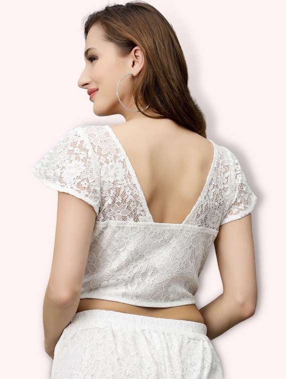 women's crop boat neck top - 19668979 -  Standard Image - 1