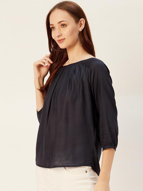 women's straight boat neck top - 19669072 -  Standard Image - 1