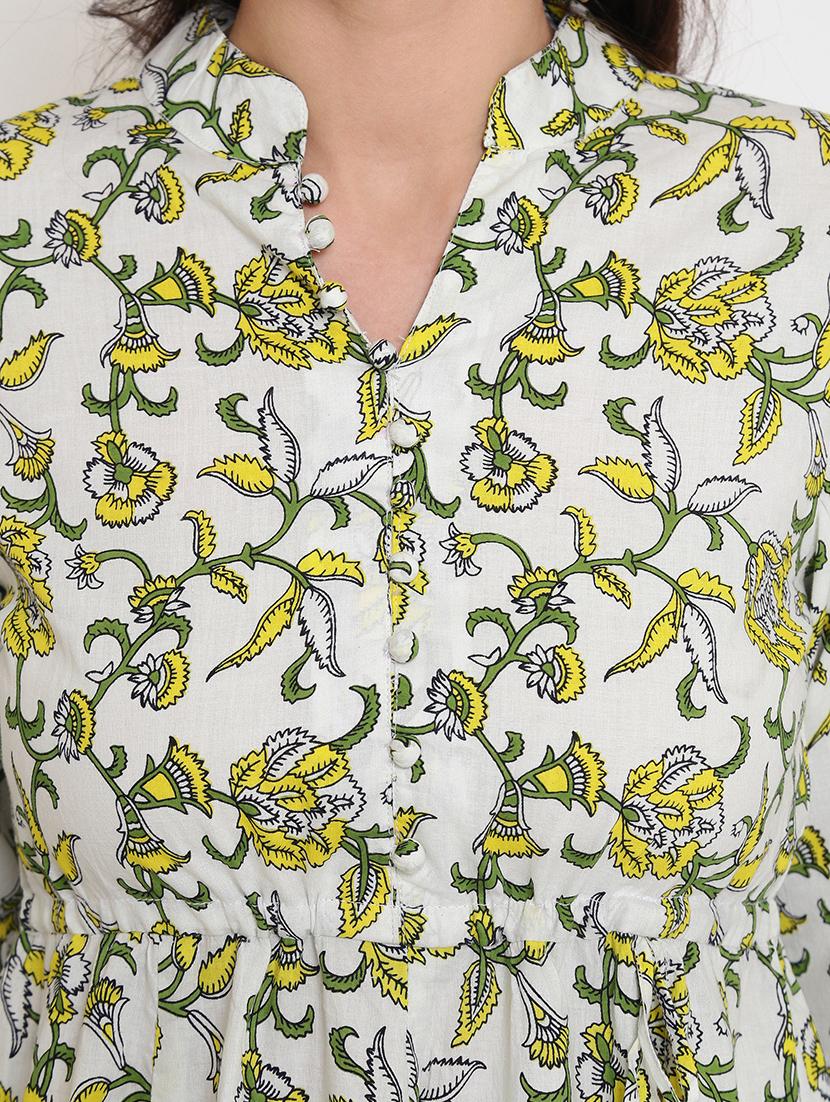 printed kurta with skirt set - 19670267 - Standard Image - 4