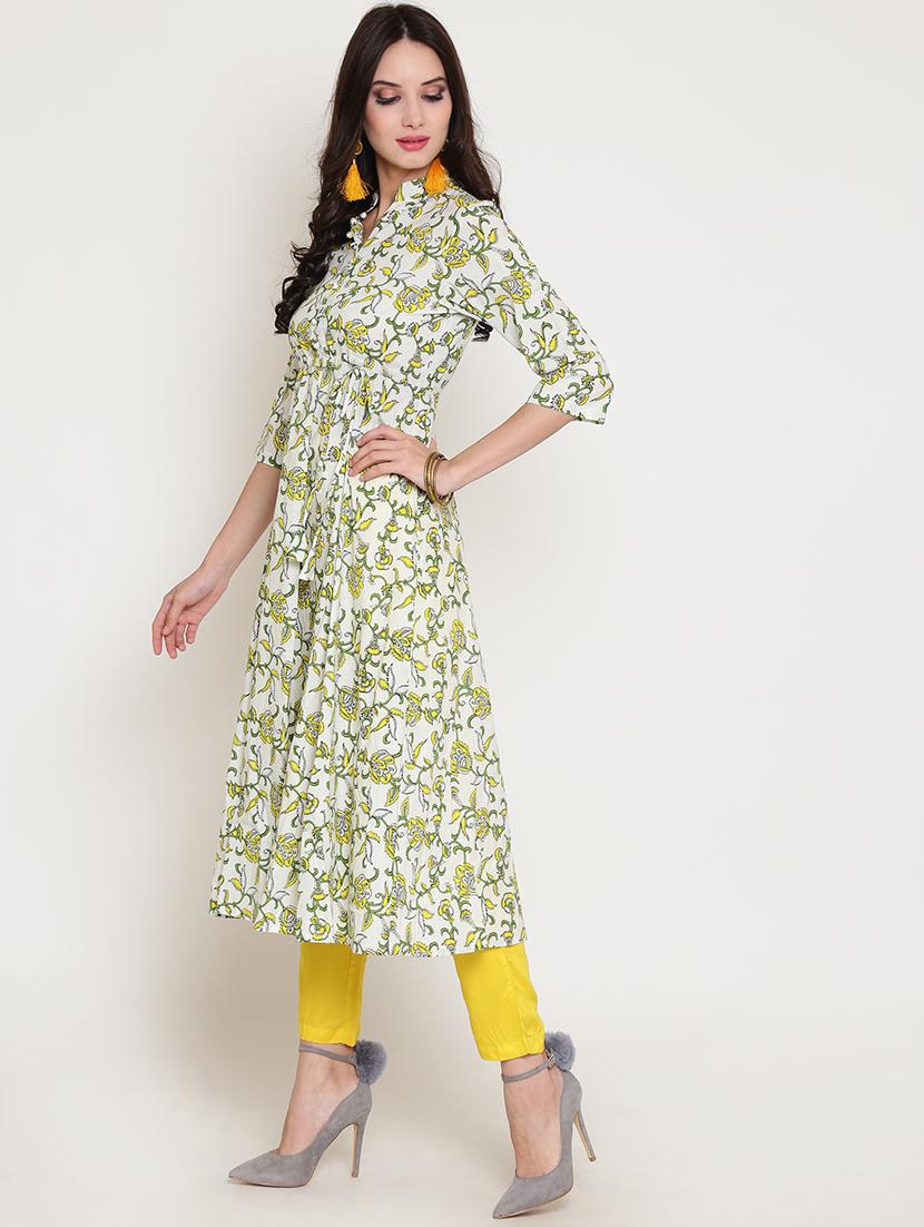 printed kurta with pant set - 19670268 -  Standard Image - 1