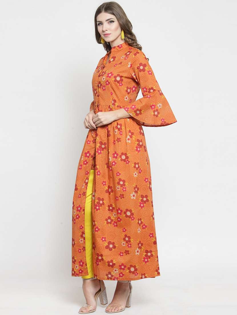 printed kurta with pant set - 19670352 - Standard Image - 1
