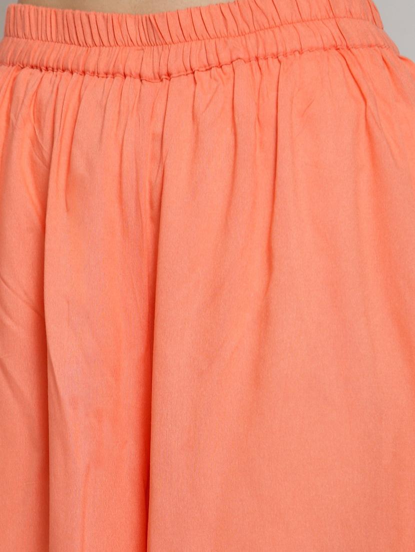 printed kurta with palazzo set - 19670361 - Standard Image - 4