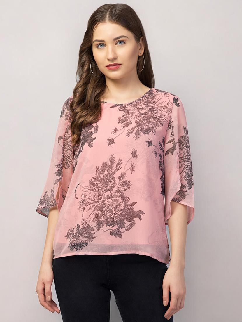 women's a line round neck top - 19670371 -  Zoom Image - 0