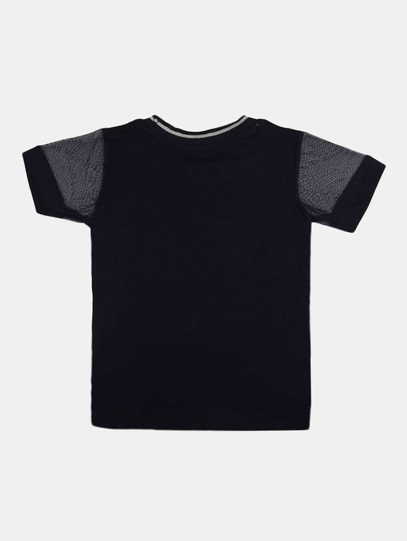 girls round neck front print t-shirt - 19670689 -  Standard Image - 1