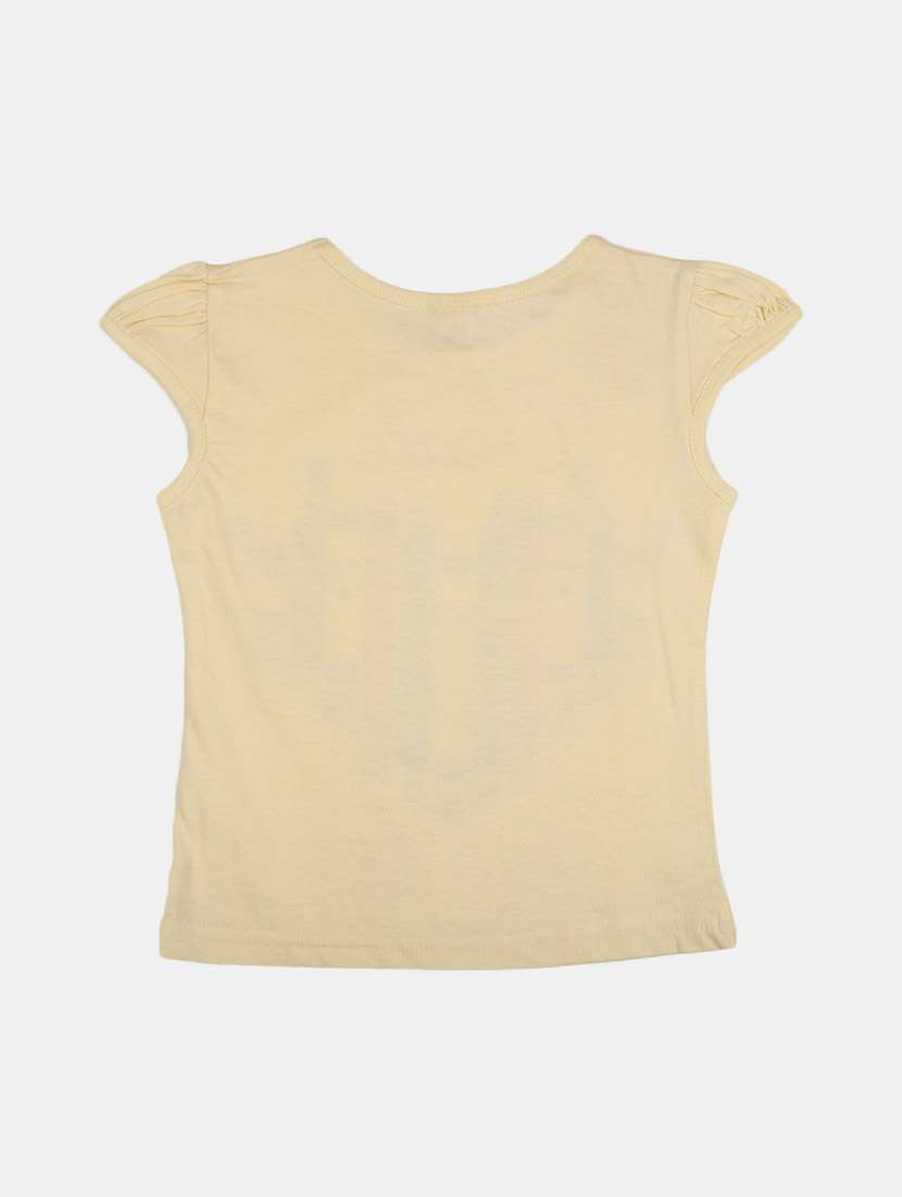 girls round neck front print t-shirt - 19670704 -  Standard Image - 1