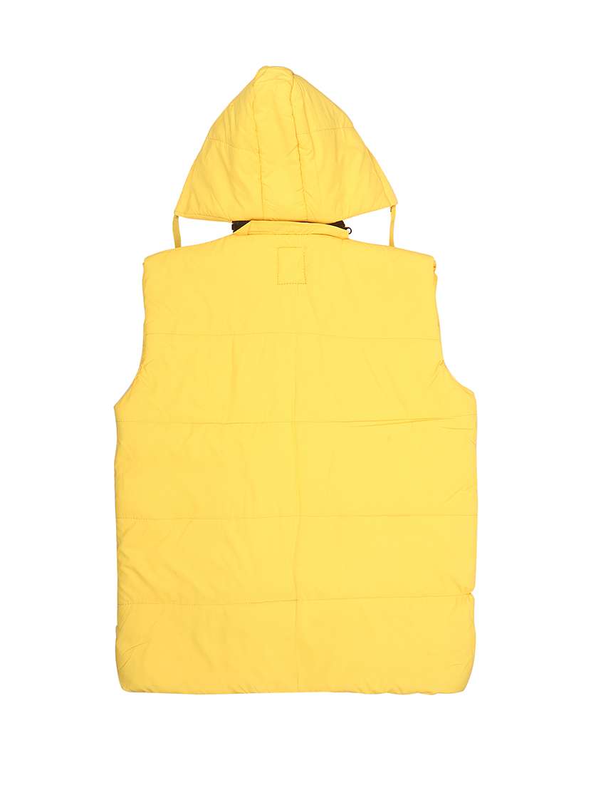 yellow solid half jackets - 19670881 -  Standard Image - 1