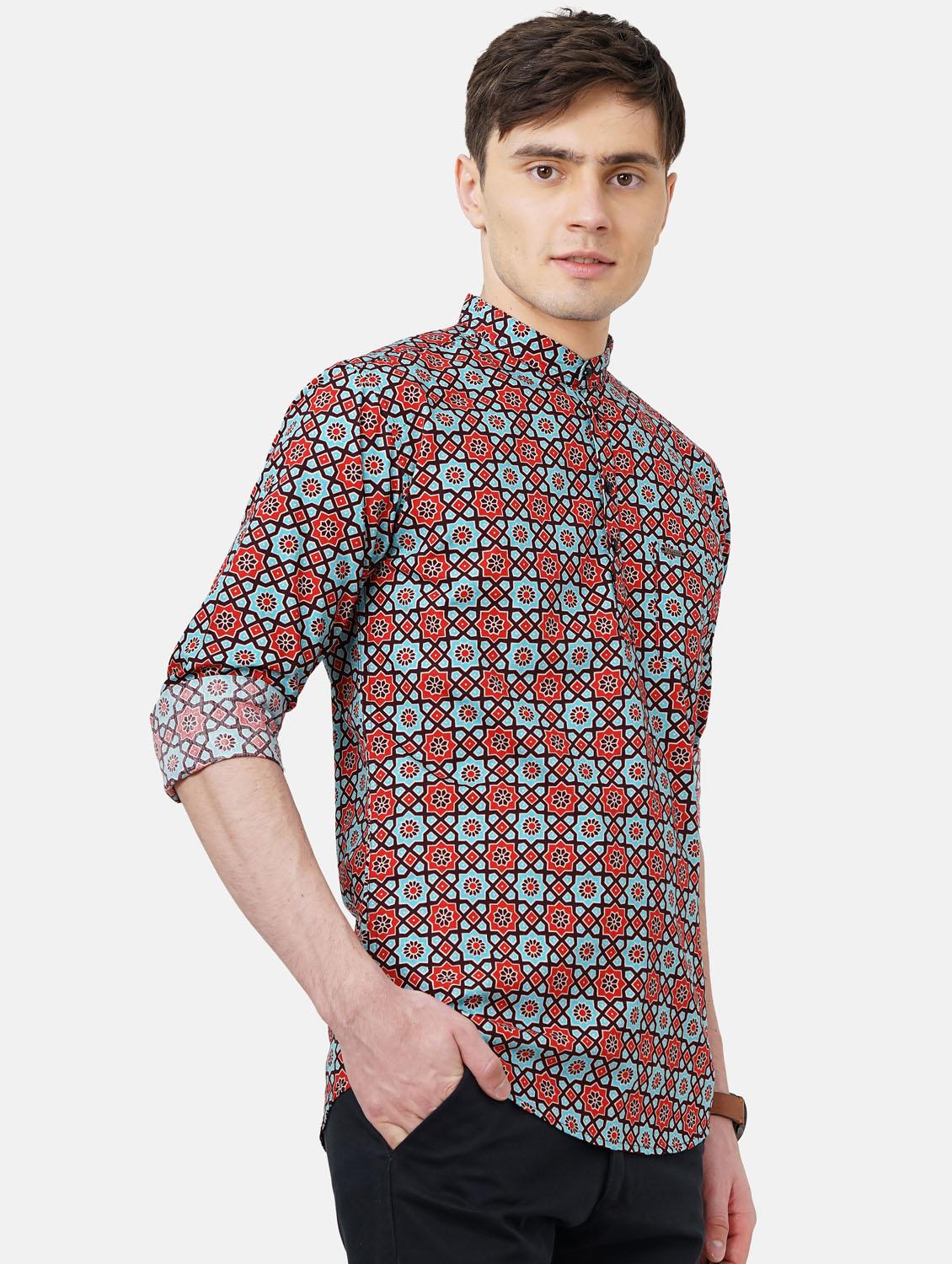 mens aztec casual shirt - 19672334 -  Standard Image - 1