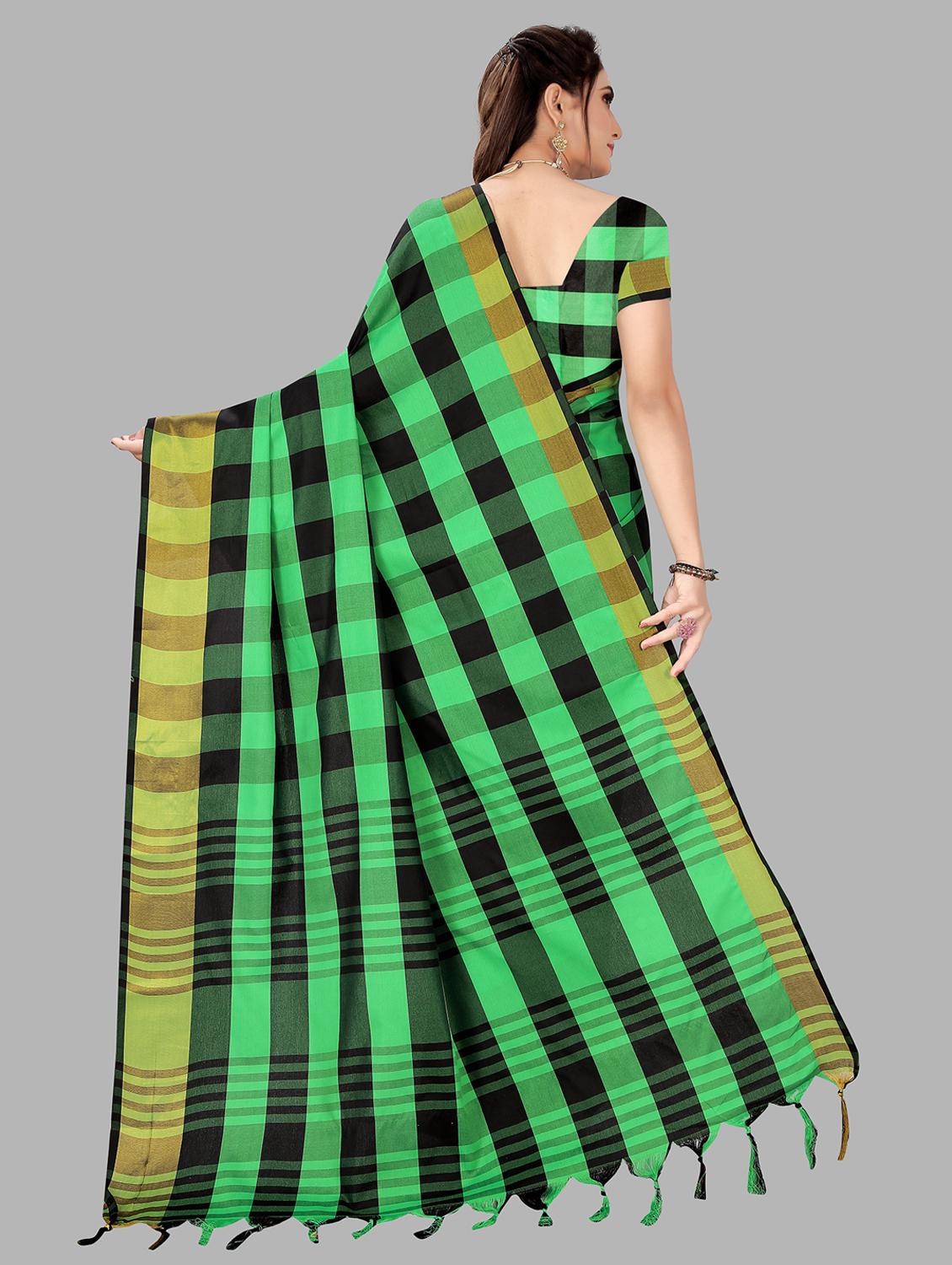 check chettinad saree with blouse - 19672464 - Standard Image - 1