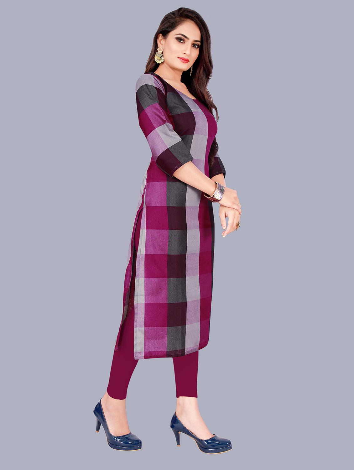 women's straight kurta - 19672520 - Standard Image - 1