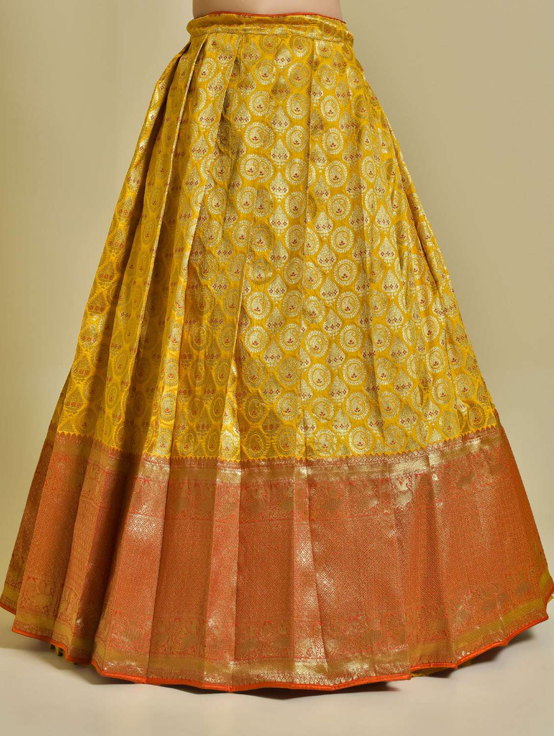 self designed woven pleated lehenga choli with dupatta - 19679003 -  Standard Image - 4